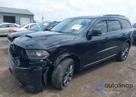 2018 Dodge Durango Gt Awd из США, поврежденный, VIN 1C4RDJDG7JC463181